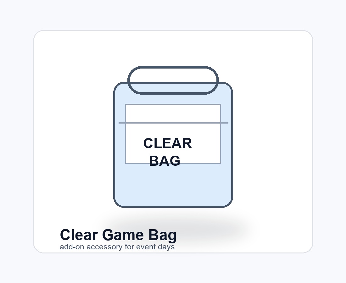 Event day bag add-on